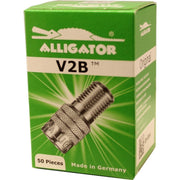 DURAFORCE Alligator V2B Metal Valve Stem Caps Double Seal Pack of 50