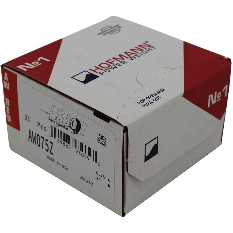 DURAFORCE Perfect Equipment AW075Z Coated Zinc Wheel Weights 0.75 oz Box of 25