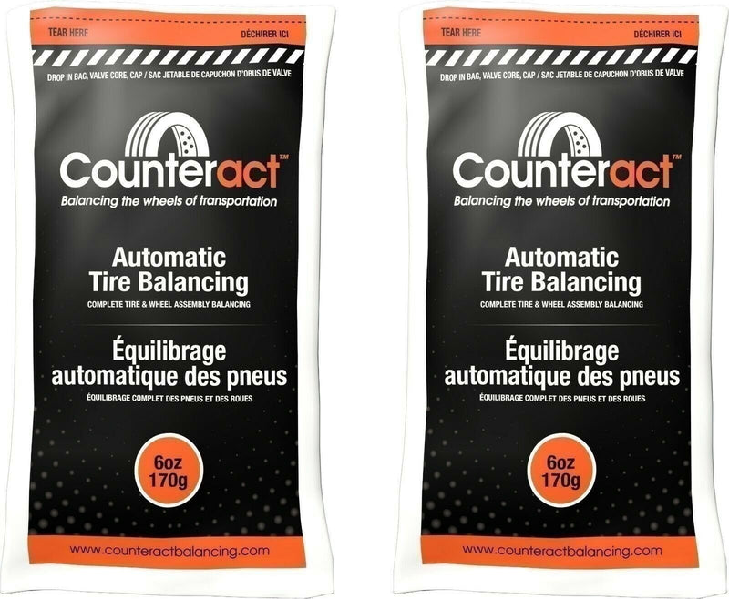 DURAFORCE Counteract 060BNB Tire Balancing Beads 6oz (2 Bags) for Smooth Ride