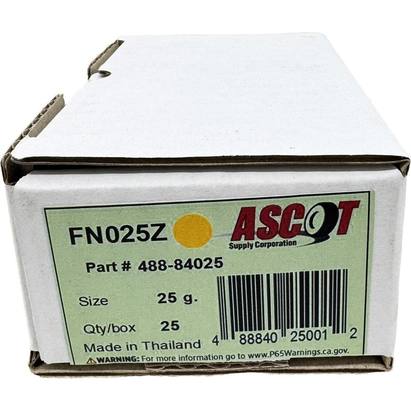 DURAFORCE Ascot FN Coated Zinc Clip-On Wheel Weights 25 gm - Box of 25