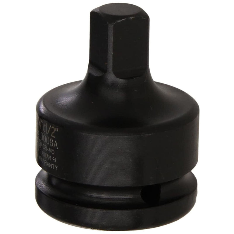 DURAFORCE Grey Pneumatic 3008A 3/4" Drive 1/2" Impact Adapter with Friction Ball