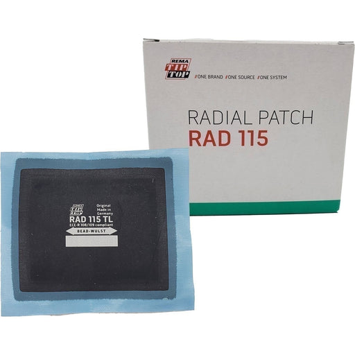 DURAFORCE Rema Tip Top RAD-115 Radial Tire Repair Patch 3.5"x2.75" 1-Ply Box of 20