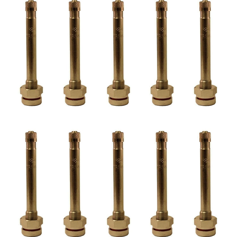 DURAFORCE TR544 2.9" Metric Aluminum Truck Wheel Valve Stems Pack of 10