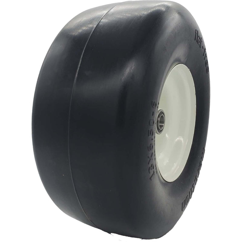DURAFORCE Marathon 30256 13x6.50-6 Flat Free Lawn & Garden Tire on Rim Smooth