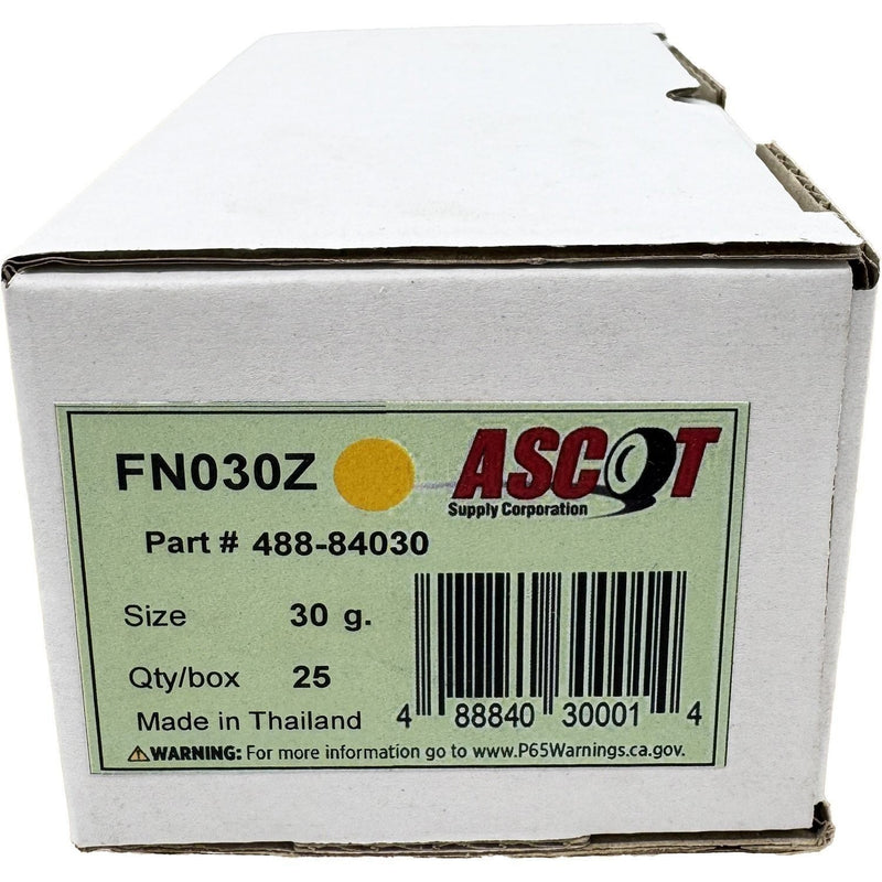 DURAFORCE Ascot FN Coated Zinc Clip-On Wheel Weights 30g (1oz) Box of 25