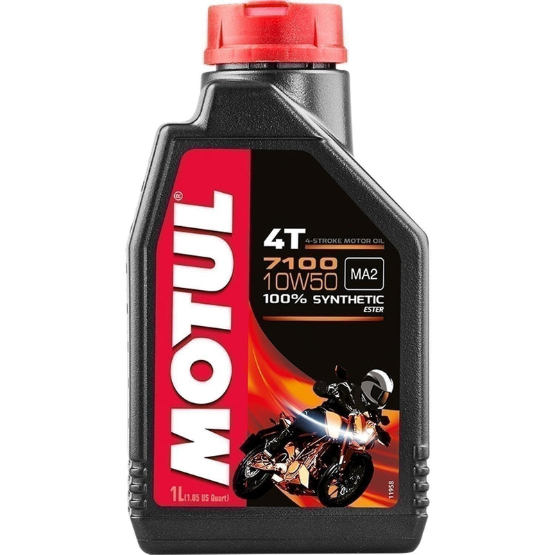 DURAFORCE Motul 7100 4T 10W50 Synthetic Motor Oil 1L - High Performance Engine Oil