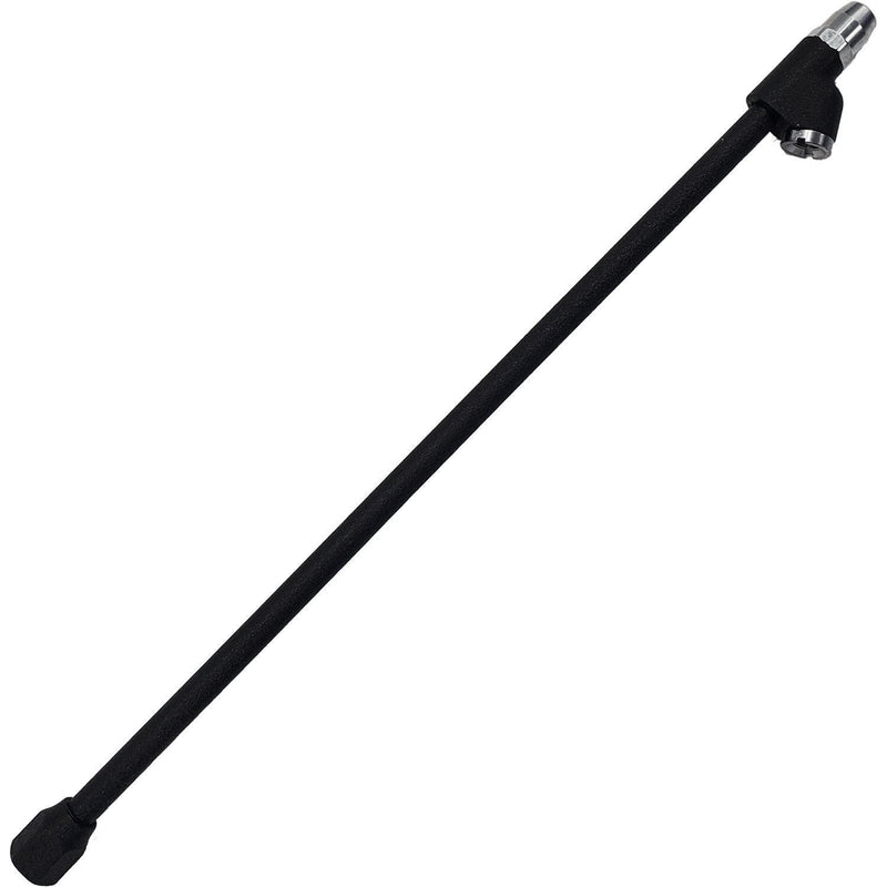DURAFORCE 14" Black Dual Foot Lock-On Air Chuck - Premium Coated Tire Inflator Tool