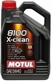 DURAFORCE Motul 8100 X-Clean 5W40 Synthetic Motor Oil 5L - High Performance Engine Oil