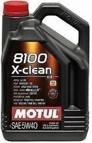 DURAFORCE Motul 8100 X-Clean 5W40 Synthetic Motor Oil 5L - High Performance Engine Oil