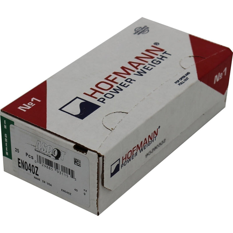 DURAFORCE Perfect Equipment EN040Z Zinc Wheel Weights 40gm 1.375oz Box of 25