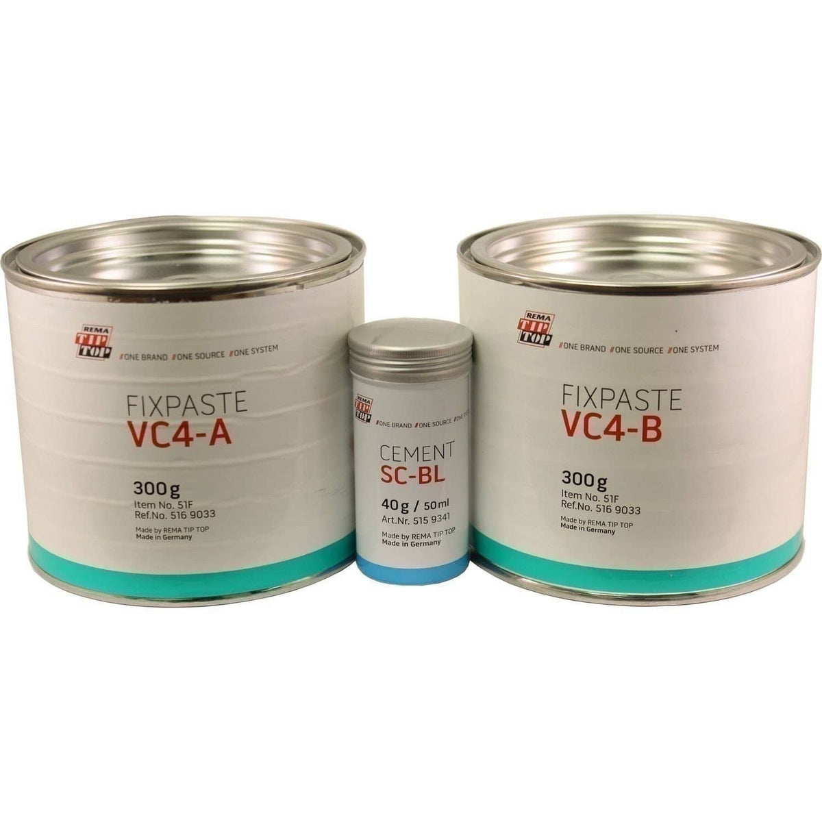 REMA TIP TOP 51F A & B Vulcanizing Compound Kit for Tire Repair — DURAFORCE