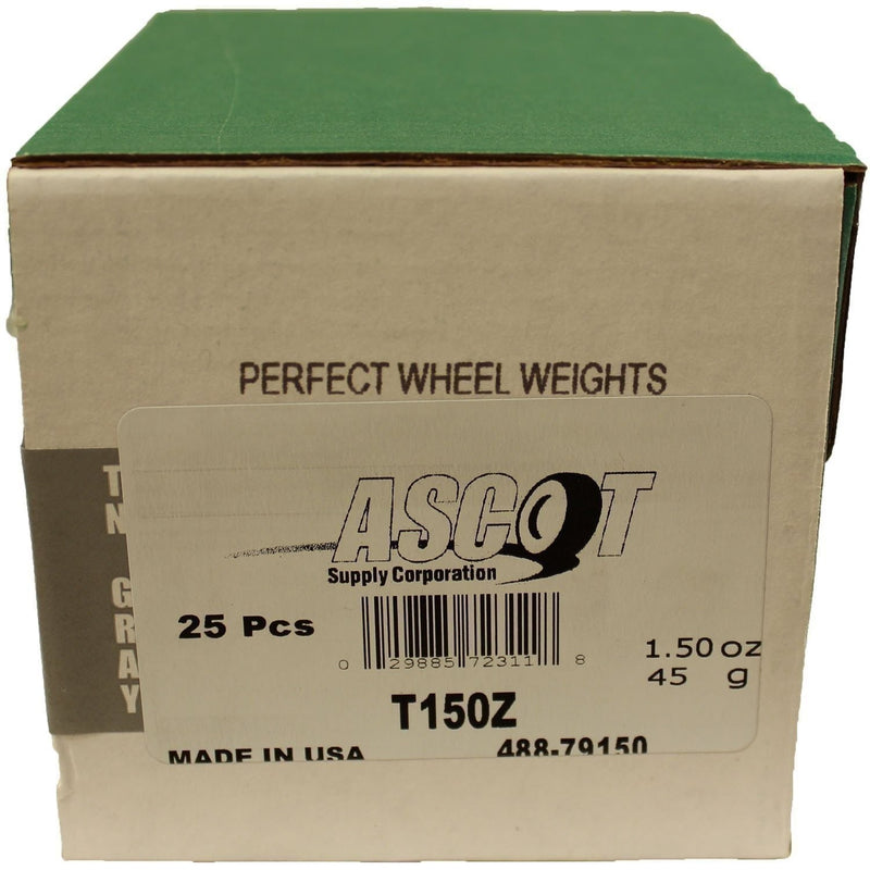 DURAFORCE Perfect Equipment T150Z Zinc Wheel Weights 1.5oz - Box of 25