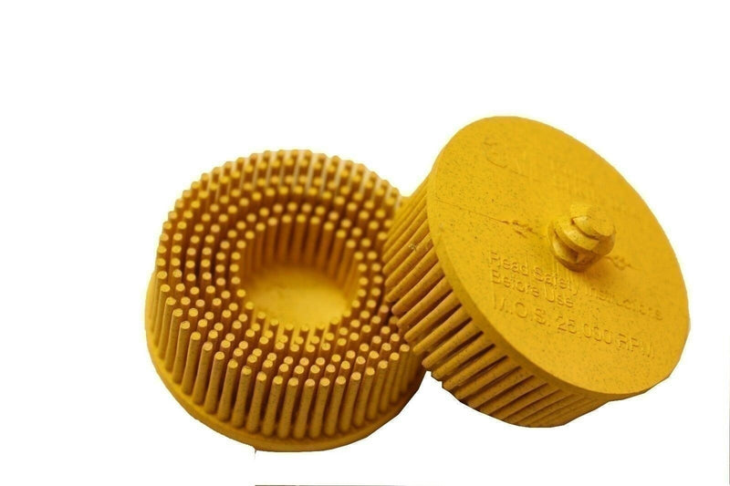 DURAFORCE 3M 07525 2" 80 Grit Scotch-Brite Roloc Bristle Disc, Pack of 2