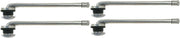 DURAFORCE TR509 4-3/4" 90° Valve Stem for Drop-Center Aluminum Wheels .625 Hole 4-Pack