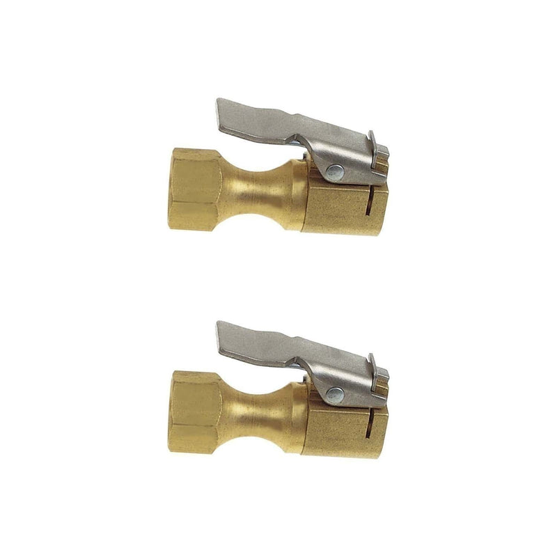 DURAFORCE Haltec CH-360 European Clip-On Air Chuck 1/4" Female Fitting Pack of 2