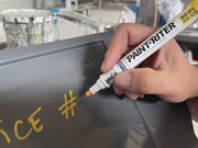 DURAFORCE Markal Valve Action White Liquid Paint Markers 1/8" Bullet Tip Pack of 12