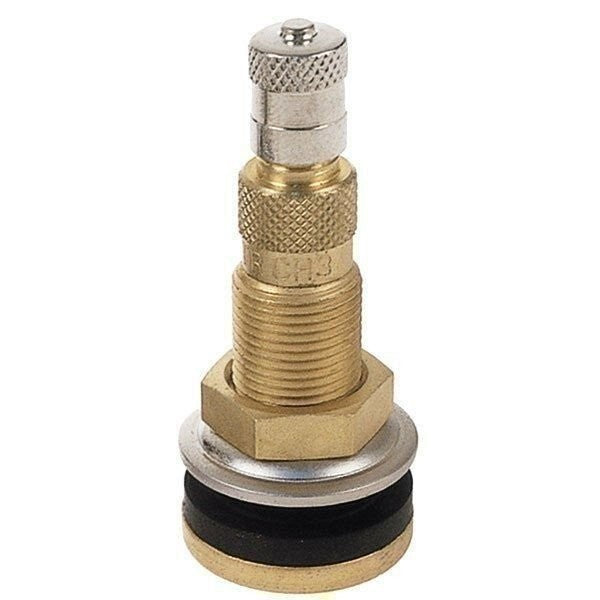 DURAFORCE TR618A 1-7/8" Tractor Tubeless Tire Brass Valve Stem Pack of 2