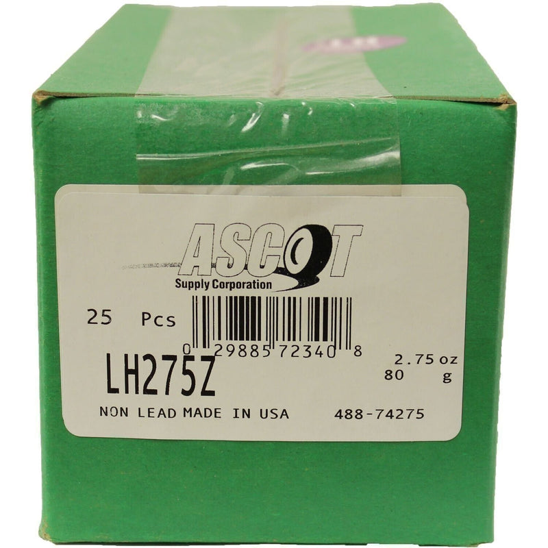 DURAFORCE Perfect Equipment LH275Z Zinc Wheel Weights 2.75oz - Box of 25