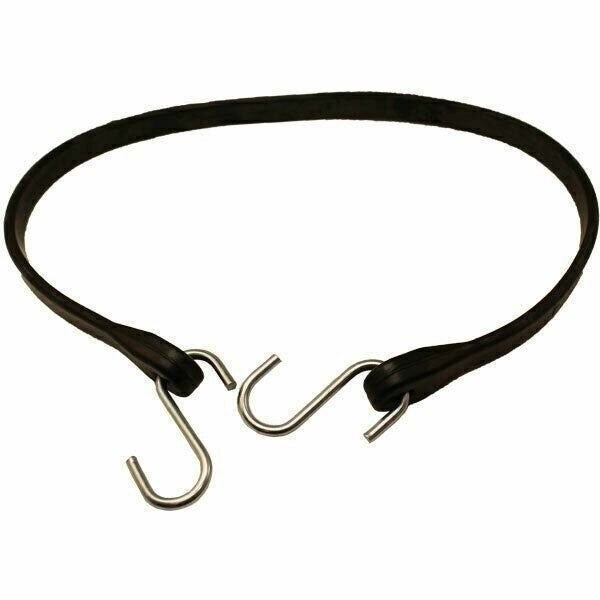 DURAFORCE Peerless CC8431 31" EPDM Rubber Bungee Tarp Straps with Hooks, Pack of 2