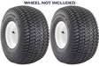 DURAFORCE Carlisle Multi Trac 18x8.50-8 8ply Lawn & Garden Tires Pack of 2