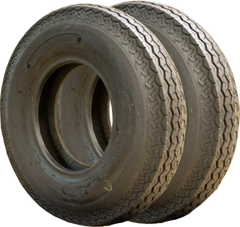 DURAFORCE Deestone D901 4.80-8 Trailer Tire LRC 6 Ply Pack of 2