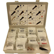 DURAFORCE 31 Inc TPMS Valve Assortment Kit with Cores & Torque Tool - Model 17-21307