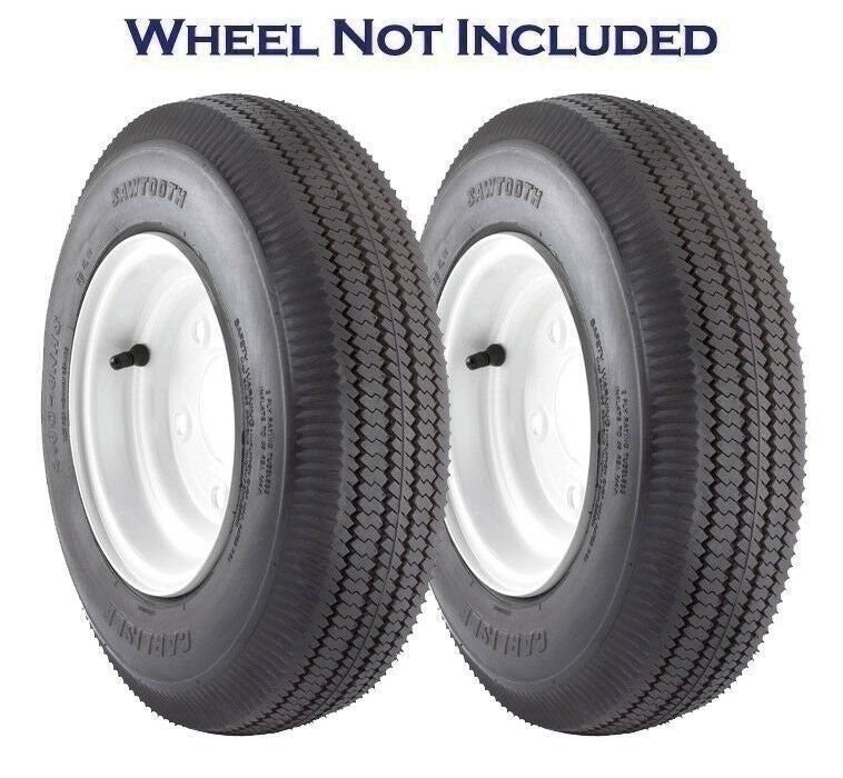 DURAFORCE Carlisle Sawtooth Utility Tire 4.10-6 4ply Pack of 2 Durable Tires