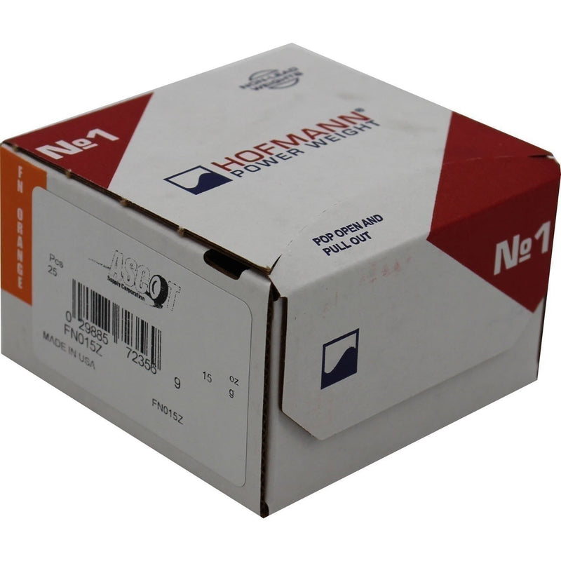 DURAFORCE Perfect Equipment FN015Z Zinc Wheel Weights 15gm 0.50oz Box of 25