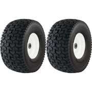 DURAFORCE Marathon 30426 Flat Free Lawn & Garden Tire on Rim 15x6.50-6 Pack of 2
