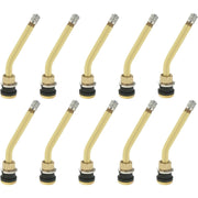 DURAFORCE TV-572F-19 3-3/4" 31° Brass Truck Wheel Valve Stem Clamp Pack of 10