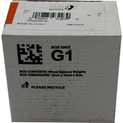 DURAFORCE Perfect Equipment FN035FE Coated Steel Wheel Weights 35gm 25-Pack Box