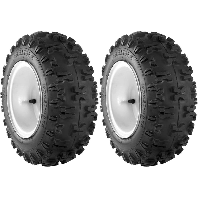DURAFORCE Carlisle Snow Hog 15x5.00-6 2ply Snow Thrower Tiller Tires Pack of 2