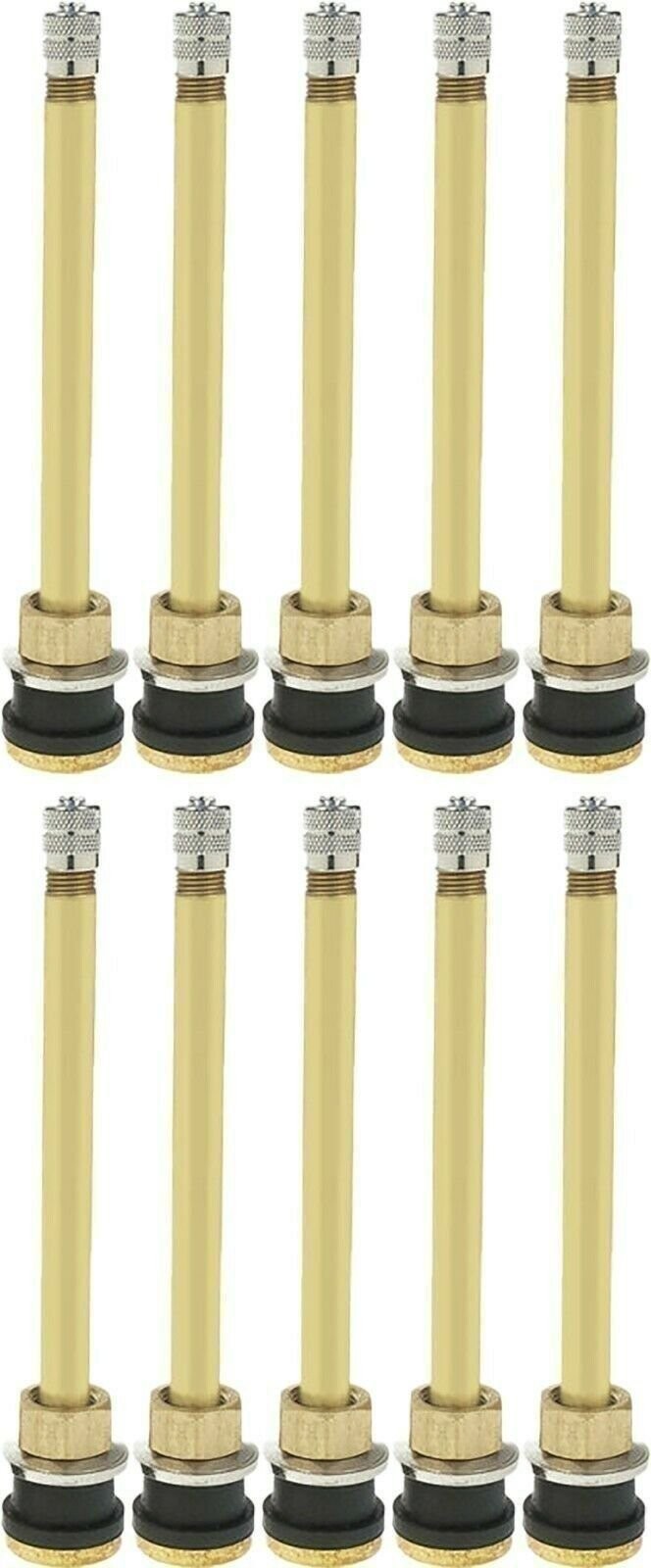 DURAFORCE Dill TR573 4-3/8" Brass Tubeless Truck Valve Stem .625 Pack of 10