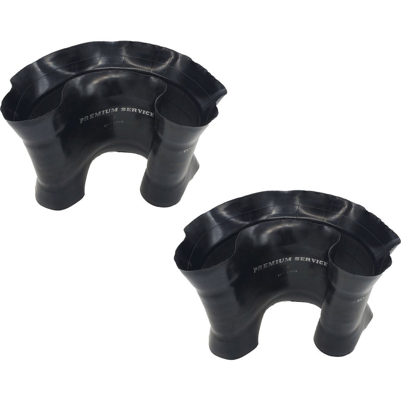 DURAFORCE Premium Radial Tire Flap 7.50-18 with Center Valve Hole - Pack of 2