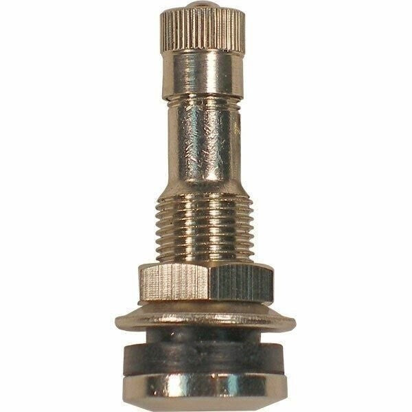 DURAFORCE Dill VS-902CR Nickel Plated Brass Bolt-In Valve Stem 1-1/4" Pack of 10