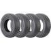 DURAFORCE Carlisle Radial Trail HD 8ply Trailer Tires ST205/75R15 Pack of 4