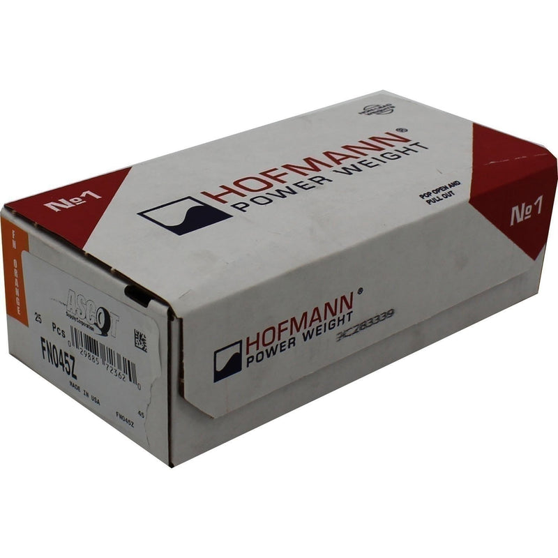 DURAFORCE Perfect Equipment FN045Z Zinc Wheel Weights 45gm - Box of 25 Coated