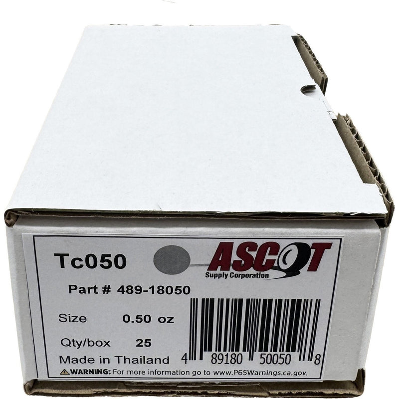 DURAFORCE Ascot T Style Coated Clip-On Wheel Weights .50oz Box of 25