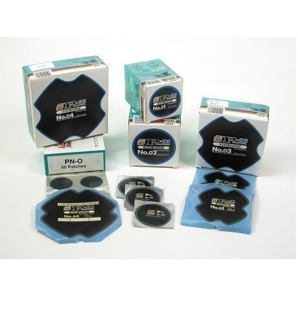 DURAFORCE REMA TIP TOP PN-3 4" Square Bias Ply Tire Repair Patch 2ply Box of 10