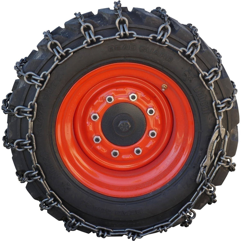 DURAFORCE Peerless 0341096 Wide Base Skid Steer 10-16.5 Square 2-Link Tire Chains