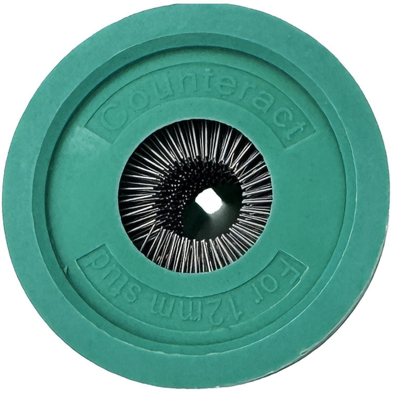 DURAFORCE Wheel Pro 12mm x 40mm Stud Brushes Pack of 6 - Durable Cleaning Tools