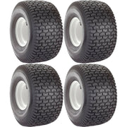 DURAFORCE Carlisle Turf Saver Lawn Mower Tire Set 2Ply 20x8-8 & 15x6-6 (4 Tires)