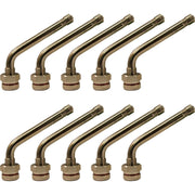 DURAFORCE TR545D 60° Bend Truck Valve Stem .98"x2.6" for Aluminum Wheels Pack of 10