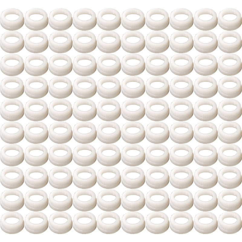 DURAFORCE Pack of 100 Nylon Rim Nuts for Tractor Tube Valves TR-218A TR-220A