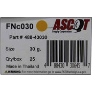 DURAFORCE Ascot FN Coated Clip-On Wheel Weights 30gm (1oz) Box of 25