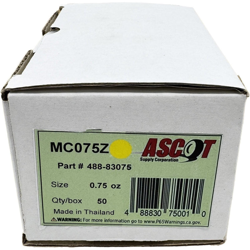 DURAFORCE Ascot MC Coated Zinc Clip-On Wheel Weights 0.75oz Box of 50