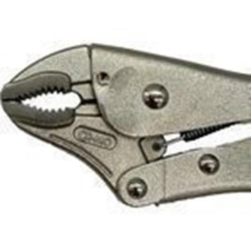 DURAFORCE 10" Adjustable Locking Jaw Pliers Set - Curved & Straight Pliers Bundle