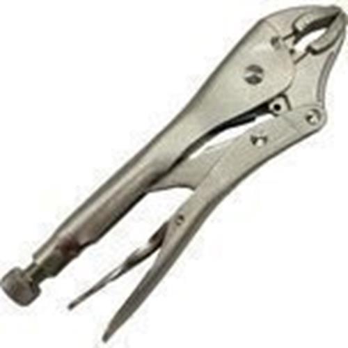DURAFORCE 10" Adjustable Locking Jaw Pliers Set - Curved & Straight Pliers Bundle