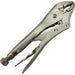 DURAFORCE 10" Adjustable Locking Jaw Pliers Set - Curved & Straight Pliers Bundle