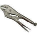 DURAFORCE 10" Adjustable Locking Jaw Pliers Set - Curved & Straight Pliers Bundle